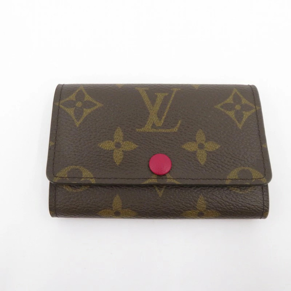 LOUIS VUITTON Monogram Multicles Key Case Wallet Brown